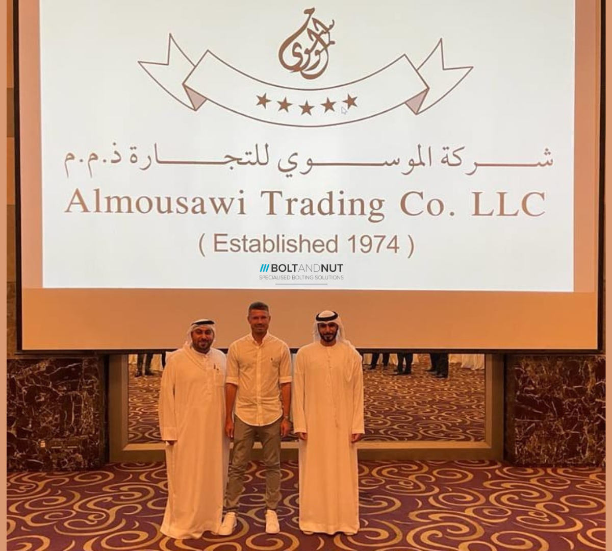 Bolt and Nut enter into a new strategic partnership with Abu Dhabi based company, Al Mousawi Trading Co. LLC.