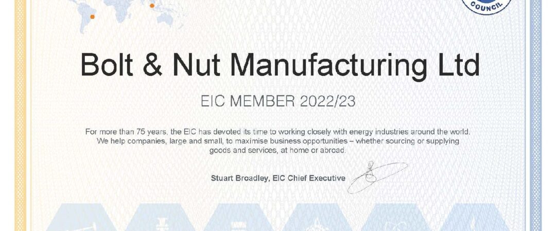 EIC Certificate