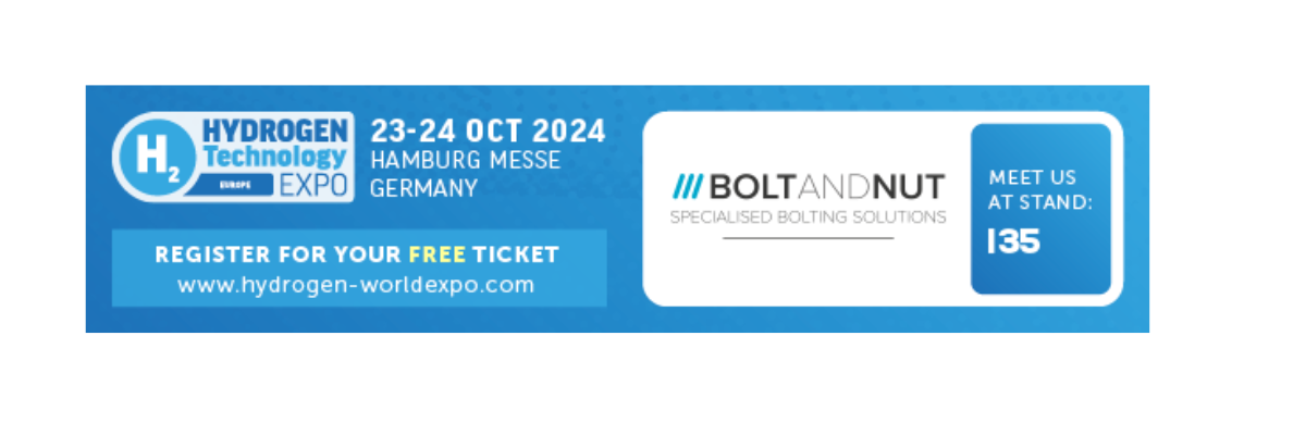 Bolt and Nut makes its debut at Hydrogen Technology Expo 2024